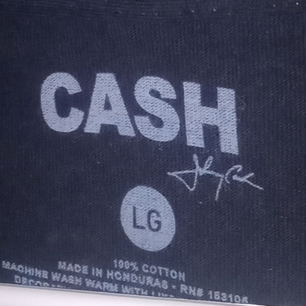 NWT (Large) JOHNNY CASH Man In Black Tee - Picture 3 of 4